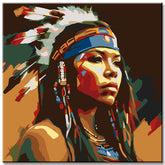 Painting by Numbers Native Americans